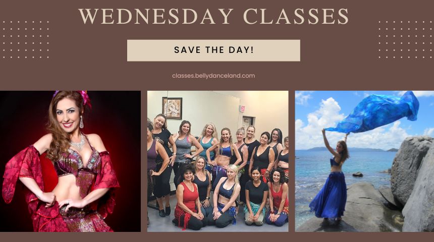 Belly Dance Classes with Cris! Basimah on Wednesdays