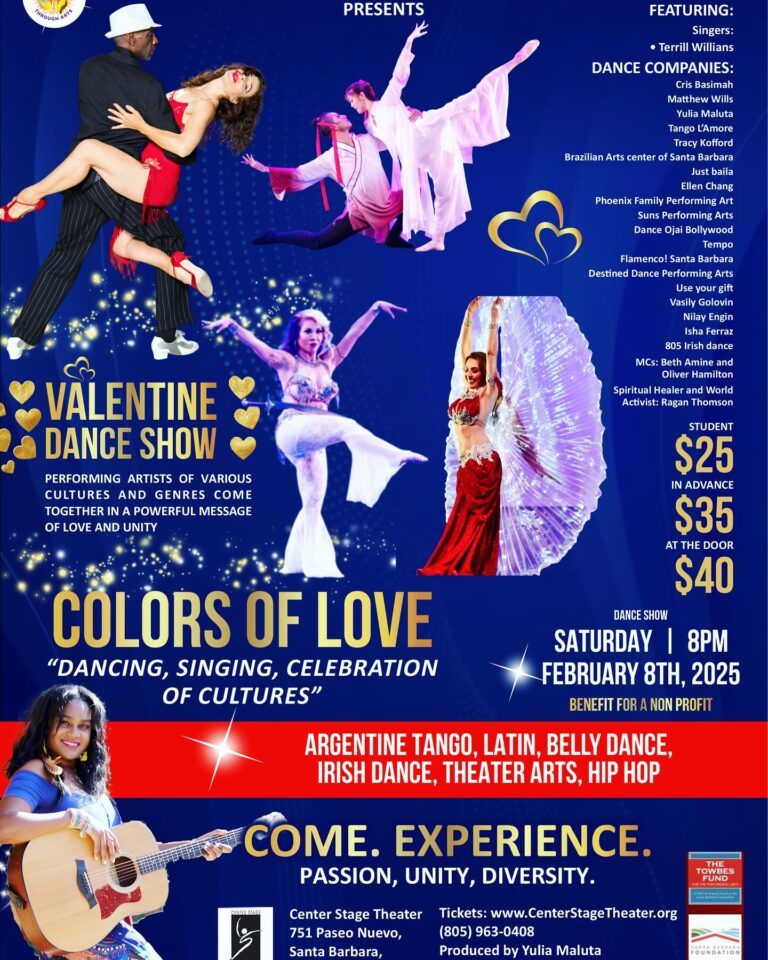 Colors of Love Show in Santa Barbara 2/8/25